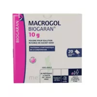 Macrogol Biogaran 10 G, Poudre Pour Solution Buvable En Sachet-dose à Concarneau