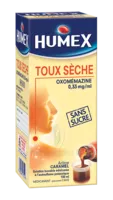 Humex 0,33 Mg/ml Solution Buvable Toux Sèche Oxomemazine Sans Sucre édulcorée à L'acésulfame Potassique Fl/150ml à Concarneau