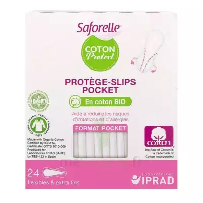 Saforelle Coton Protect Protège-slip Pocket B/24 à Concarneau